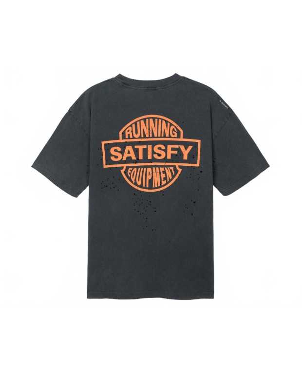 Mothtech T-shirt - Satisfy - Aged Black / Eagle Logo Mothtech T-shirt - Satisfy - Aged Black / Eagle Logo