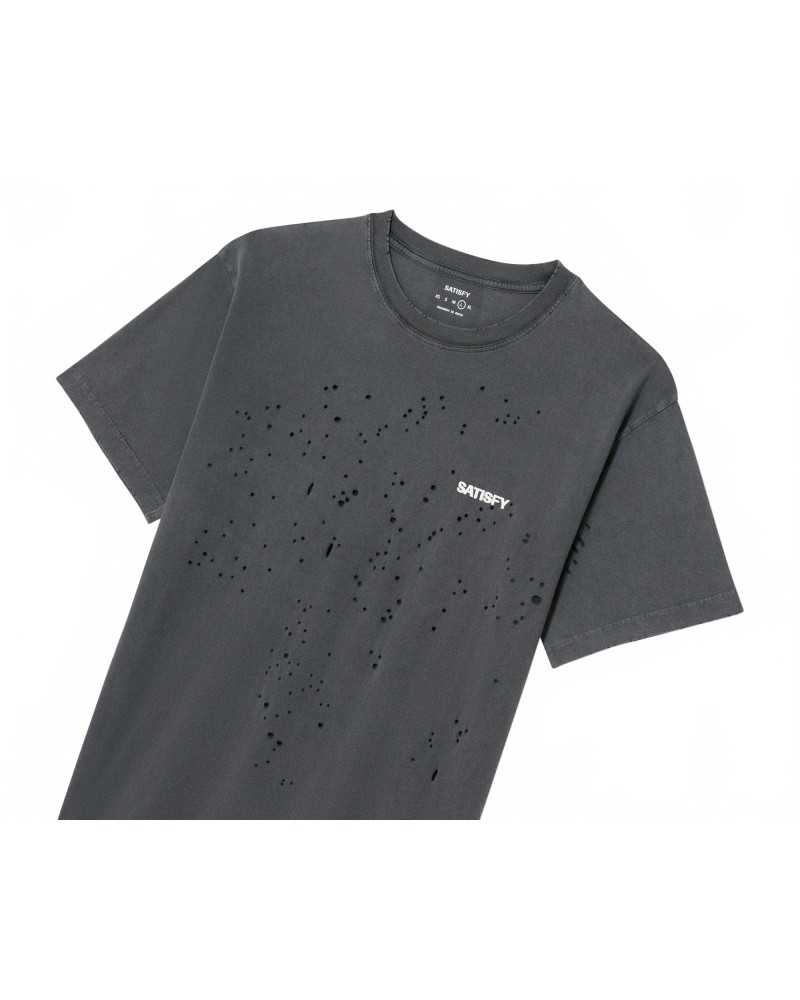 Mothtech T-shirt - Satisfy - Aged Black / Satisfy Logo Mothtech T-shirt - Satisfy - Aged Black / Satisfy Logo