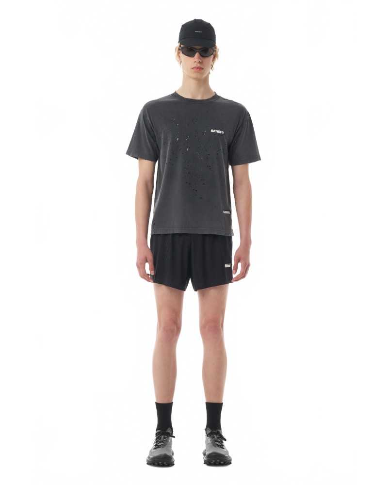 Mothtech T-shirt - Satisfy - Aged Black / Satisfy Logo Mothtech T-shirt - Satisfy - Aged Black / Satisfy Logo