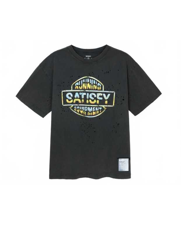 Mothtech T-shirt - Satisfy - Aged Black / Satisfy Color Logo Mothtech T-shirt - Satisfy - Aged Black / Satisfy Color Logo