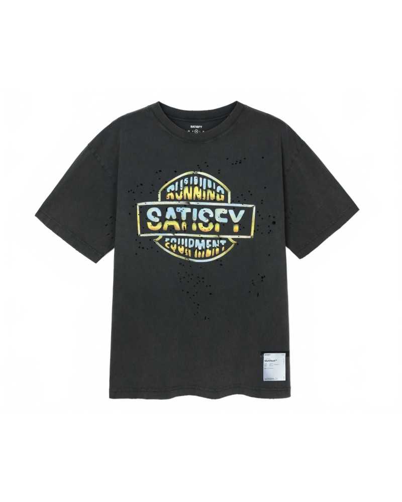 Mothtech T-shirt - Satisfy - Aged Black / Satisfy Color Logo Mothtech T-shirt - Satisfy - Aged Black / Satisfy Color Logo