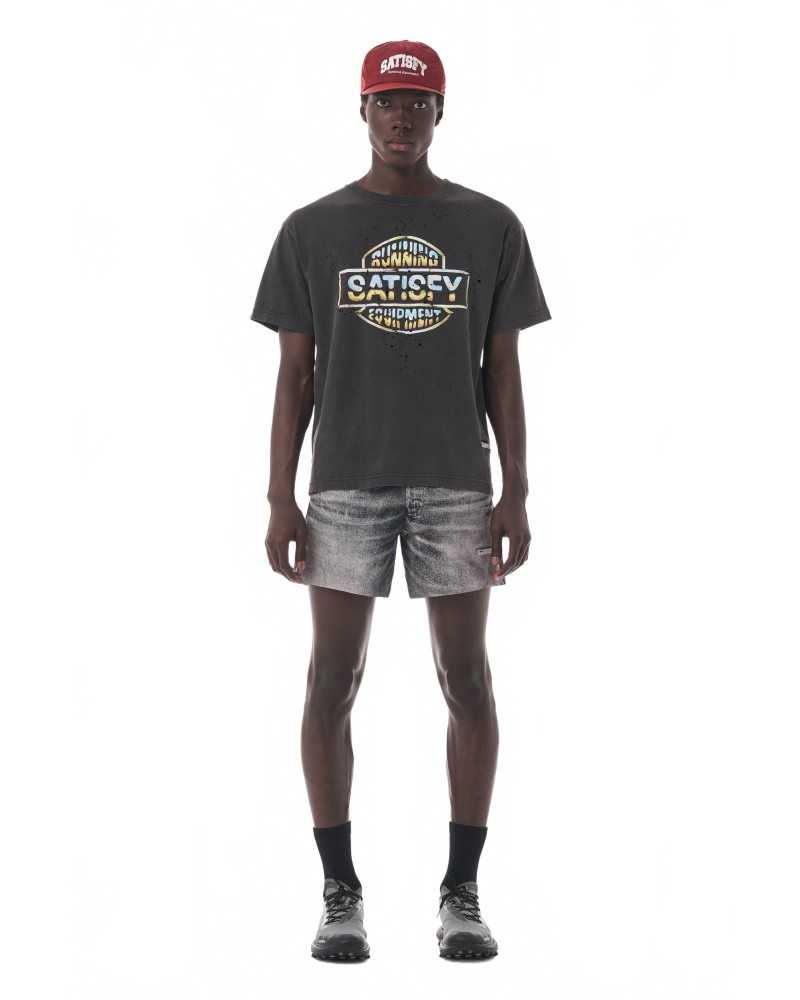 Mothtech T-shirt - Satisfy - Aged Black / Satisfy Color Logo Mothtech T-shirt - Satisfy - Aged Black / Satisfy Color Logo