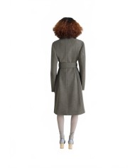 Belted Tailored Coat - Lemaire - Dark Khaki Belted Tailored Coat - Lemaire - Dark Khaki