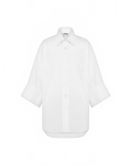 Chemise En Popeline De Coton - Moschino - White Chemise En Popeline De Coton - Moschino - White