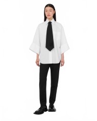 Chemise En Popeline De Coton - Moschino - White Chemise En Popeline De Coton - Moschino - White