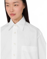 Cotton Poplin Shirt - Moschino - White Cotton Poplin Shirt - Moschino - White