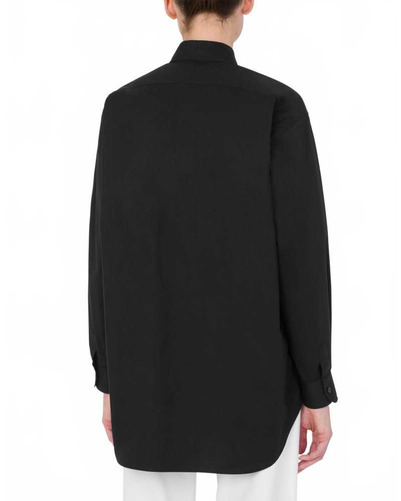 Chemise En Popeline Stretch - Moschino - Black Chemise En Popeline Stretch - Moschino - Black