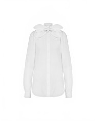 Jacquard Knotted Shirt - Moschino - White