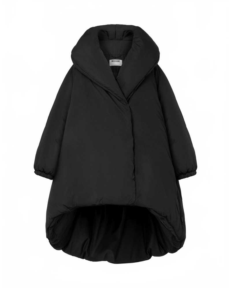 Oversize Down Jacket - Moschino - Black