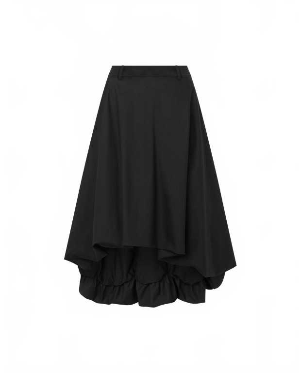Jupe En Coton Stretch - Moschino - Black Jupe En Coton Stretch - Moschino - Black