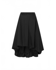 Jupe En Coton Stretch - Moschino - Black