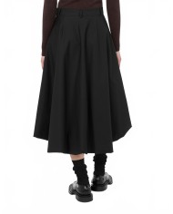 Jupe En Coton Stretch - Moschino - Black