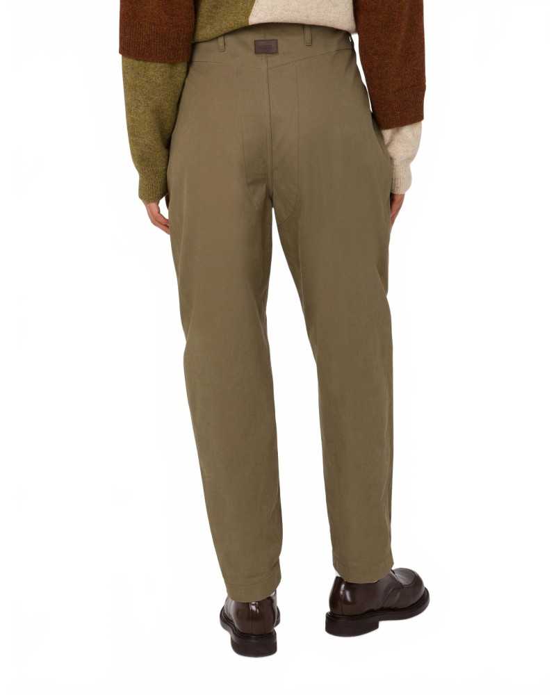 Pantalon Diagonal En Coton - Moschino - Green Pantalon Diagonal En Coton - Moschino - Green
