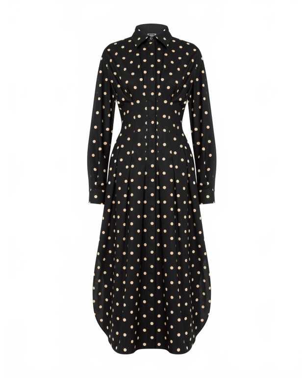 Cotton Dot Dress - Moschino - Multi Black Cotton Dot Dress - Moschino - Multi Black