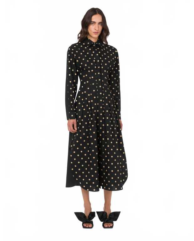 Cotton Dot Dress - Moschino - Multi Black Cotton Dot Dress - Moschino - Multi Black