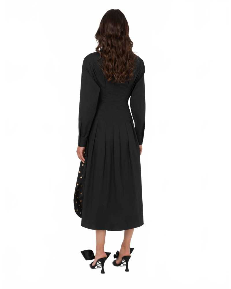 Cotton Dot Dress - Moschino - Multi Black Cotton Dot Dress - Moschino - Multi Black