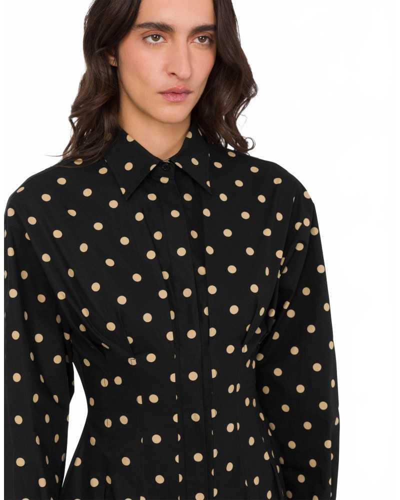 Cotton Dot Dress - Moschino - Multi Black Cotton Dot Dress - Moschino - Multi Black