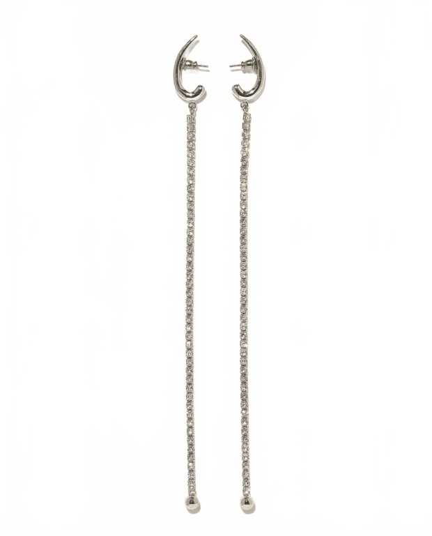 Diamanti Pendulum Earrings - Panconesi - Silver Diamanti Pendulum Earrings - Panconesi - Silver