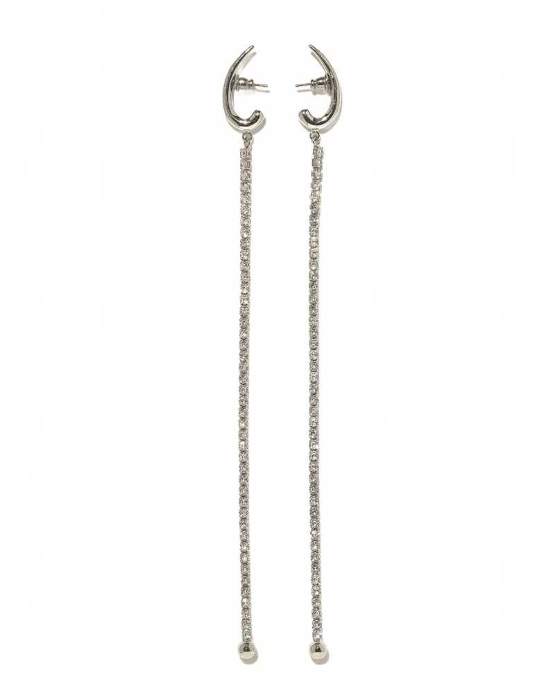 Diamanti Pendulum Earrings - Panconesi - Silver Diamanti Pendulum Earrings - Panconesi - Silver