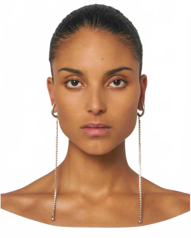 Diamanti Pendulum Earrings - Panconesi - Silver Diamanti Pendulum Earrings - Panconesi - Silver