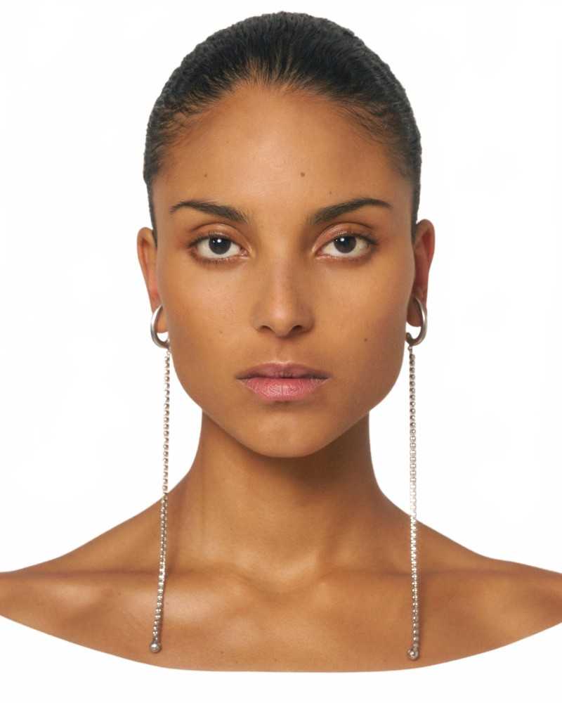 Diamanti Pendulum Earrings - Panconesi - Silver Diamanti Pendulum Earrings - Panconesi - Silver