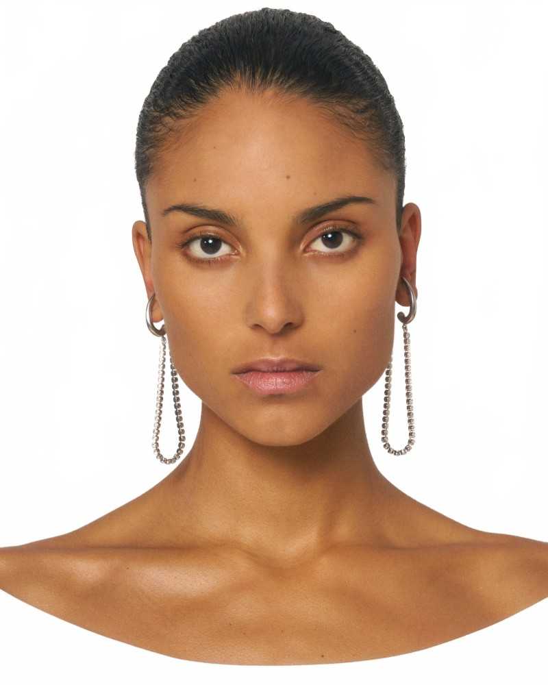 Diamanti Pendulum Earrings - Panconesi - Silver Diamanti Pendulum Earrings - Panconesi - Silver