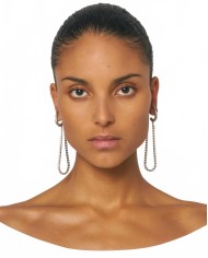 Diamanti Pendulum Earrings - Panconesi - Silver Diamanti Pendulum Earrings - Panconesi - Silver