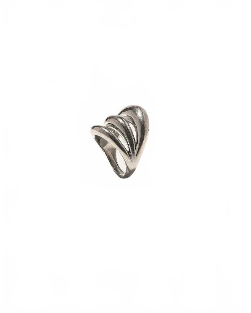 Triptych Blow Up Ring - Panconesi - Silver Triptych Blow Up Ring - Panconesi - Silver
