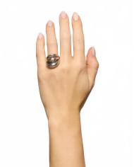 Triptych Blow Up Ring - Panconesi - Silver Triptych Blow Up Ring - Panconesi - Silver