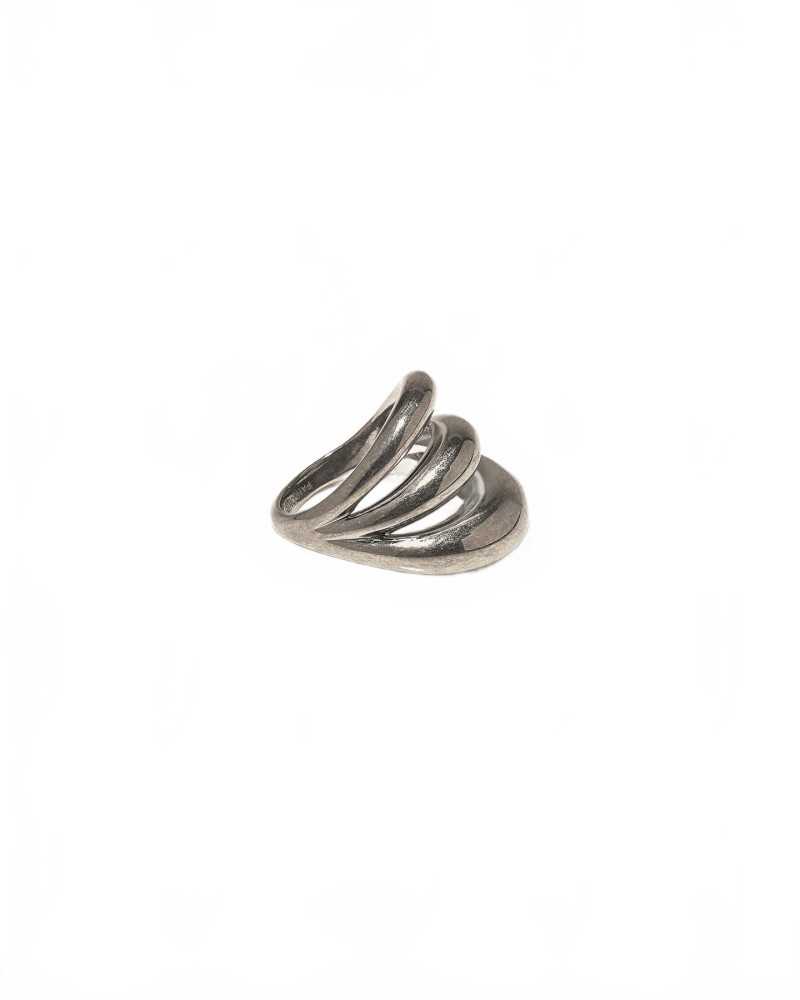 Triptych Blow Up Ring - Panconesi - Silver Triptych Blow Up Ring - Panconesi - Silver