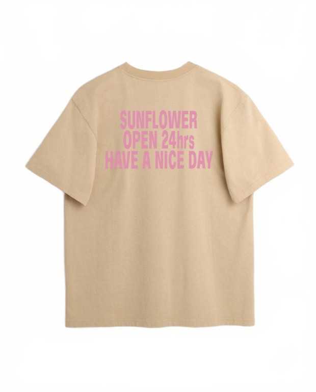 Easy Hours Tee - Sunflower - Beige Easy Hours Tee - Sunflower - Beige