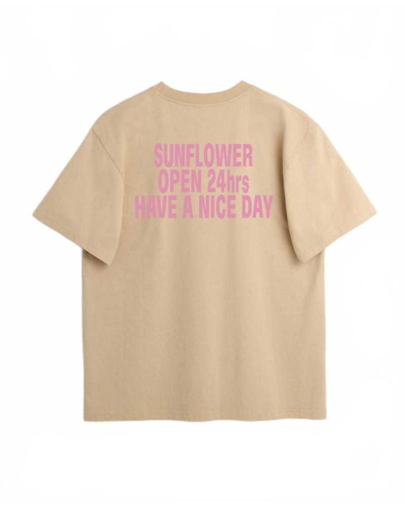 Easy Hours Tee - Sunflower - Beige