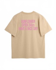 Easy Hours Tee - Sunflower - Beige