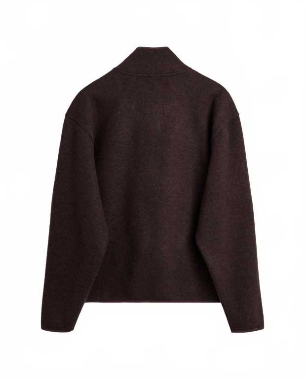 Wool Half Zip - Sunflower - Brown Wool Half Zip - Sunflower - Brown