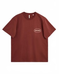 Easy Hours Tee - Sunflower - Fire Brick Easy Hours Tee - Sunflower - Fire Brick