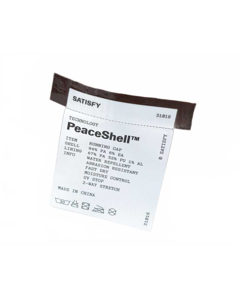 Peaceshell Running Cap - Satisfy - Brown Peaceshell Running Cap - Satisfy - Brown