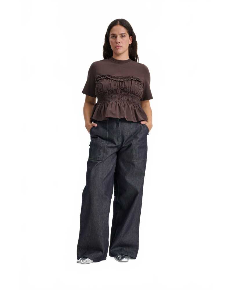 Vilde T-shirt - Cecilie Bahnsen - Brown Vilde T-shirt - Cecilie Bahnsen - Brown