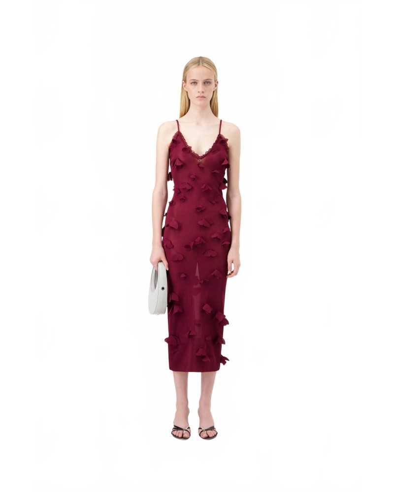 Butterflies Techno Dress - Coperni - Red