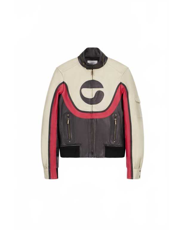 C-logo Leather Jacket - Coperni - Multicolor C-logo Leather Jacket - Coperni - Multicolor