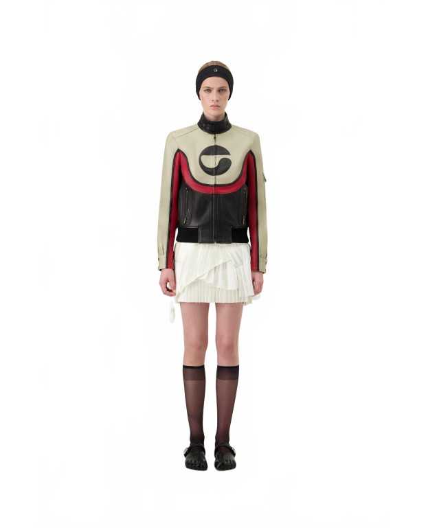 C-logo Leather Jacket - Coperni - Multicolor C-logo Leather Jacket - Coperni - Multicolor