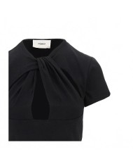 Cut-out Baby Tee - Coperni - Black Cut-out Baby Tee - Coperni - Black