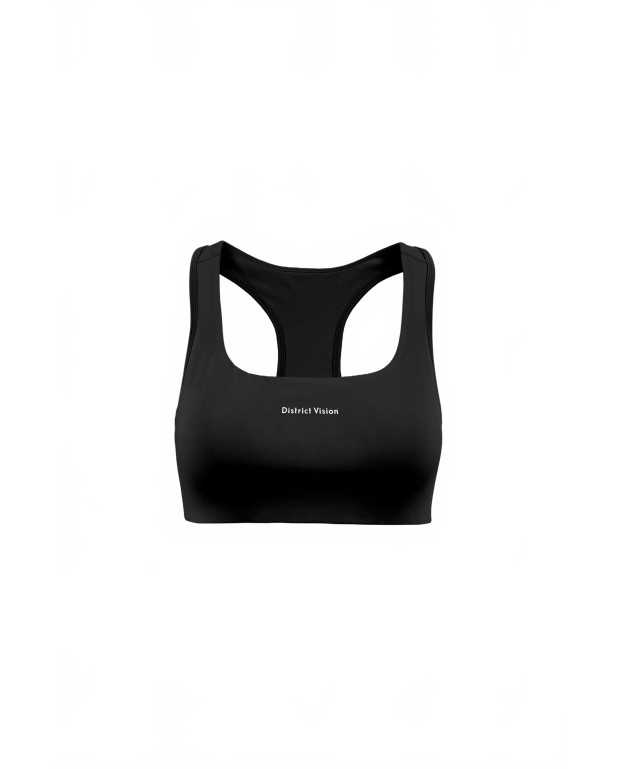 Medium Support Bra - District Vision - Black