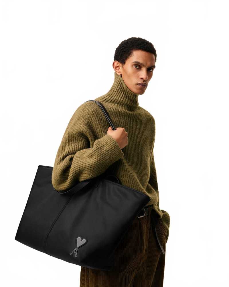 Cabas Marcel - Ami - Black Cabas Marcel - Ami - Black