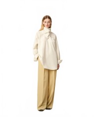 Blouse Bandana Manches Longues - Ami - Ivory Blouse Bandana Manches Longues - Ami - Ivory