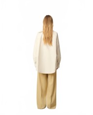 Blouse Bandana Manches Longues - Ami - Ivory Blouse Bandana Manches Longues - Ami - Ivory