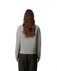 Cardigan Ami De Coeur - Ami - Gris / Ecru