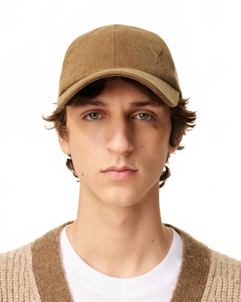 Casquette Ami De Coeur Embosse Ami - Noisette