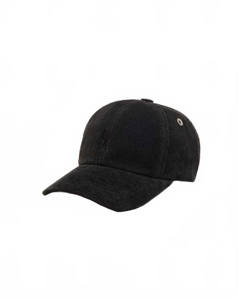 Ami Velours Cotele Cap - Ami - Anthracite