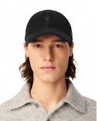 Ami Velours Cotele Cap - Ami - Anthracite