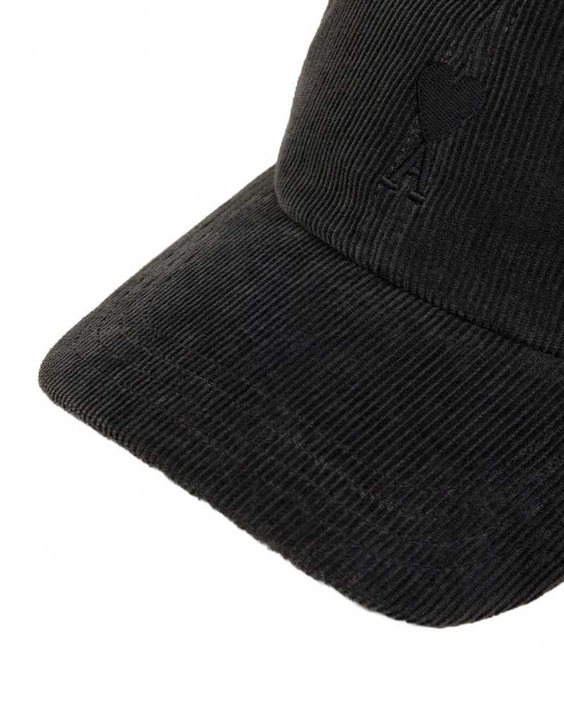 Ami Velours Cotele Cap - Ami - Anthracite
